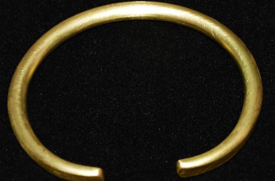 Brass cuff bracelet vintage resizable unisex handmade metal bangle