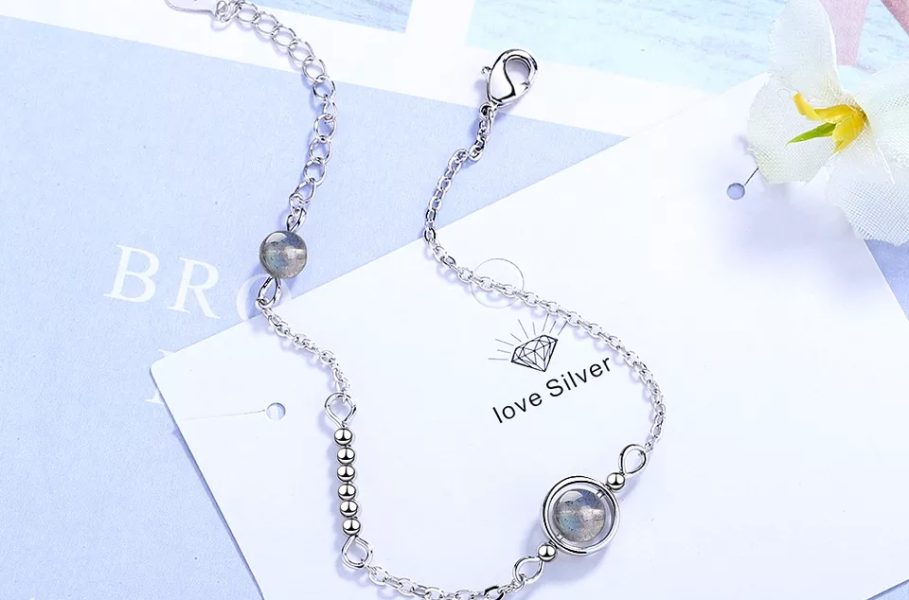 moonstone 925 sterling silver bracelet women’s fine jewelry