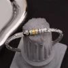 Irregular geometric cuff bracelets for couples