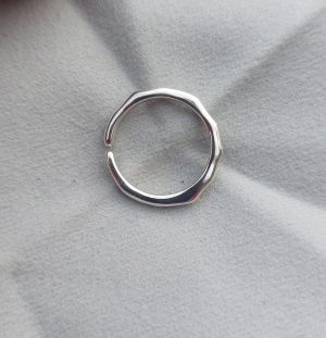 Simple adjustable ring 925 sterling silver